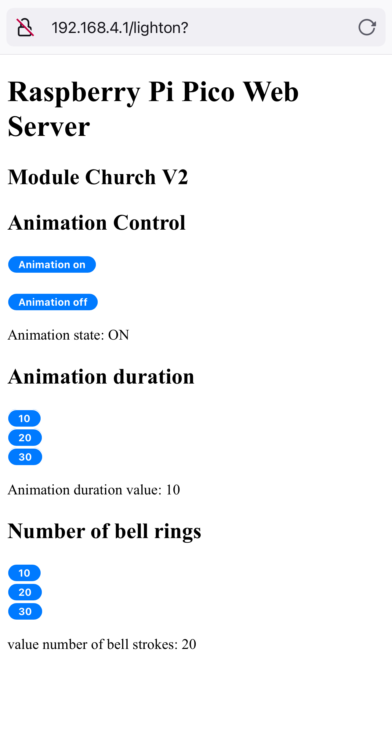 conf page web